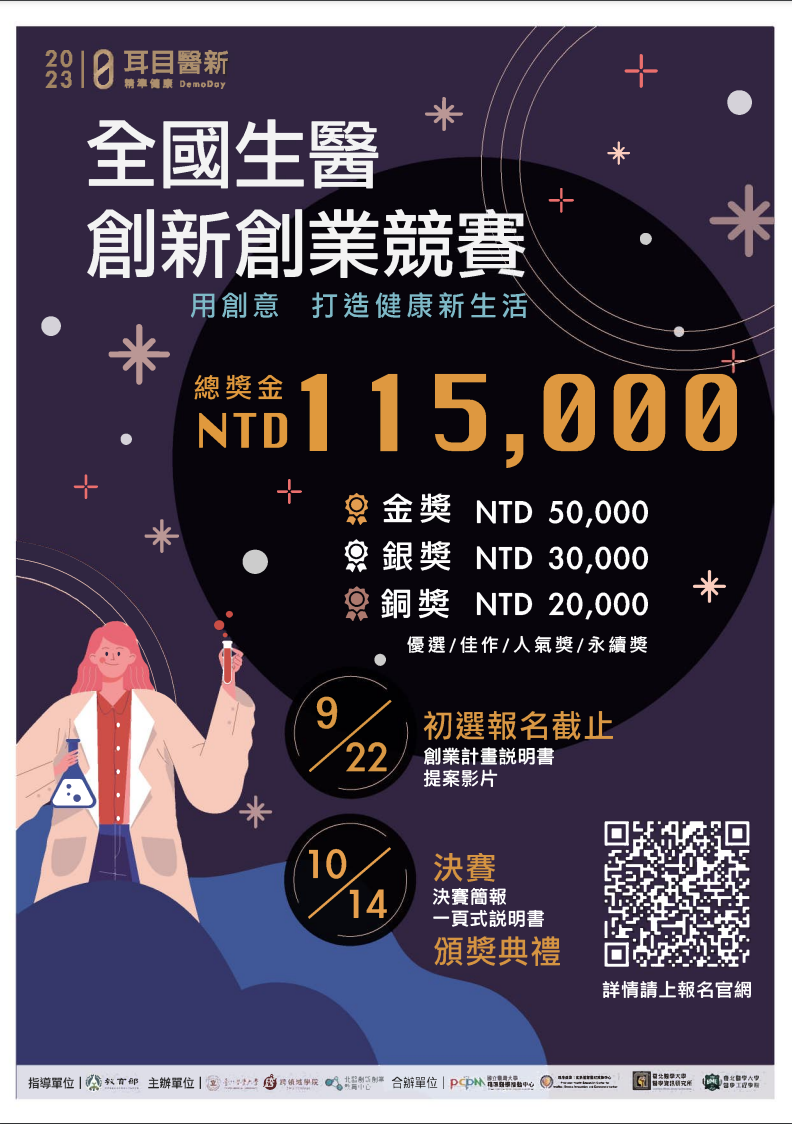 2023「耳目醫新精準健康DemoDay」海報